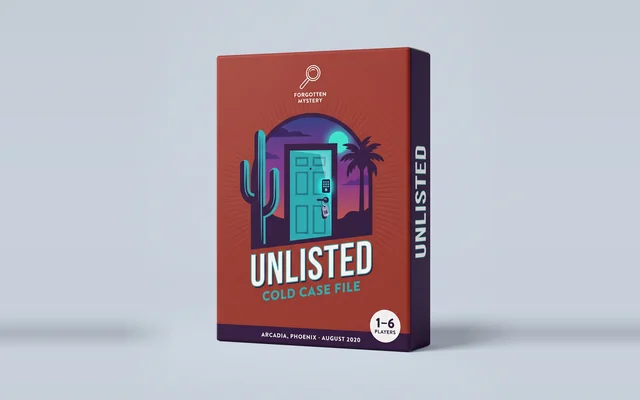 Unlisted: printable murder mystery case file cover