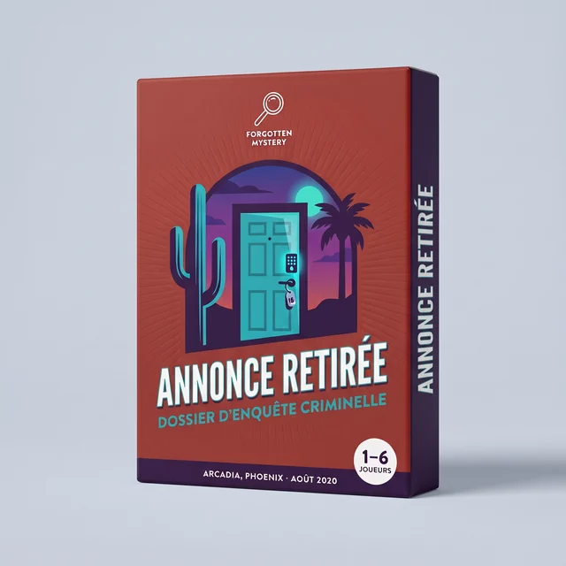 Annonce retirée : couverture d’un dossier d’enquête criminelle à imprimer
