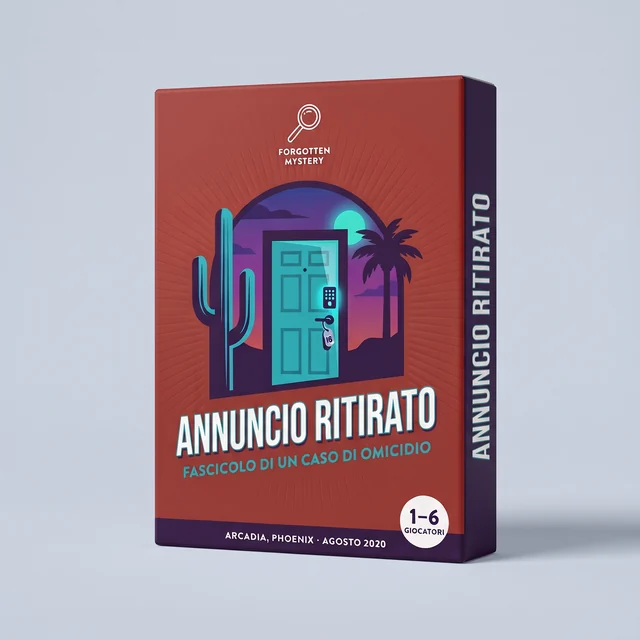 Annuncio ritirato: copertina di un fascicolo di un caso di omicidio da stampare