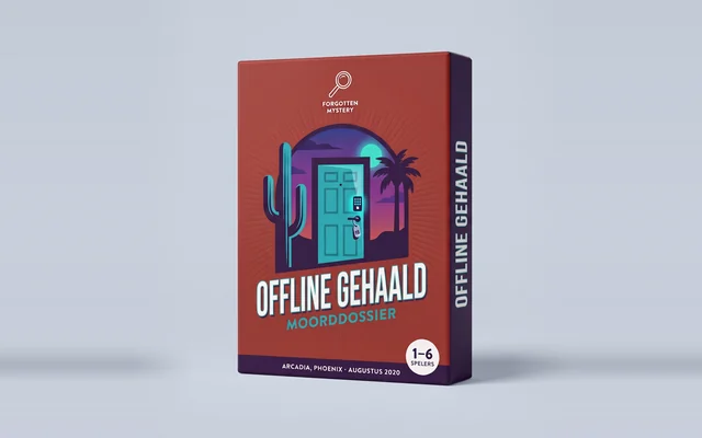 Offline gehaald: omslag van een moorddossier om te printen