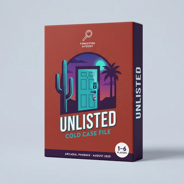 Unlisted: printable murder mystery case file cover
