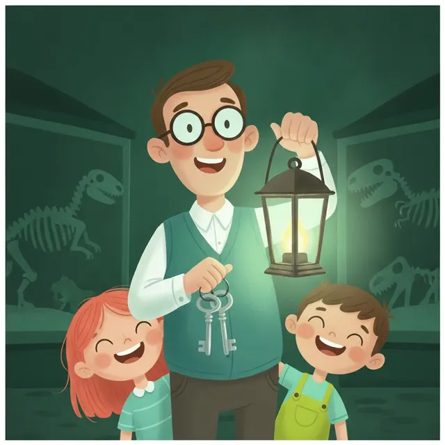 Dino Museum Rescue — printable escape room kit cover