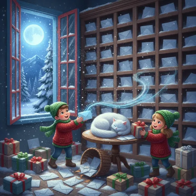 The Lost North Pole Post — printable escape room kit cover