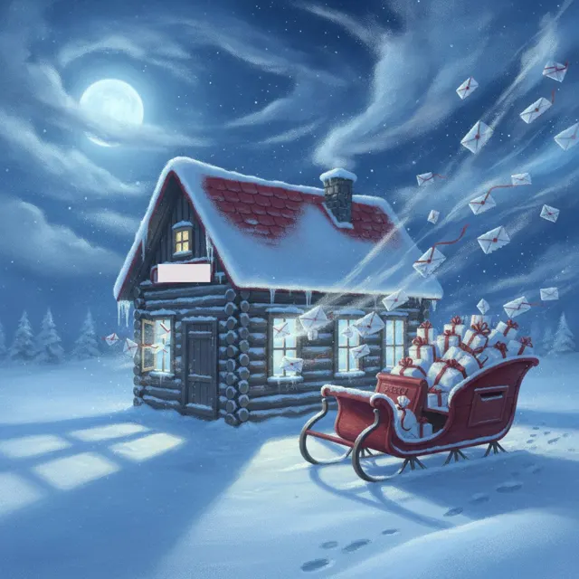 The Lost North Pole Post — printable escape room kit cover