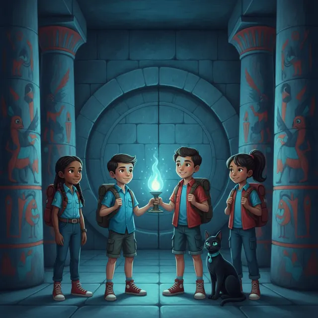 The Pharaoh’s Curse — printable escape room kit cover