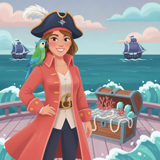 Pirate Island Treasure — printable escape room kit cover