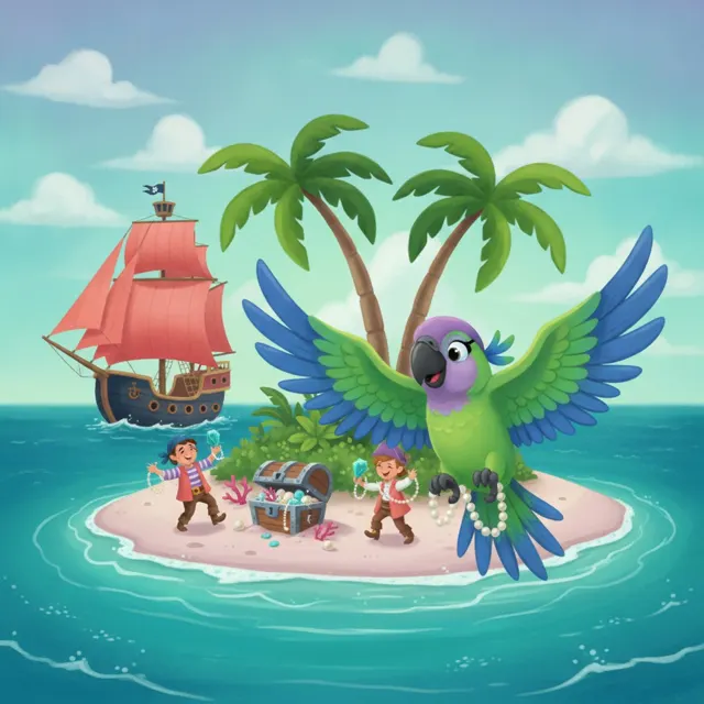 Pirate Island Treasure — printable escape room kit cover