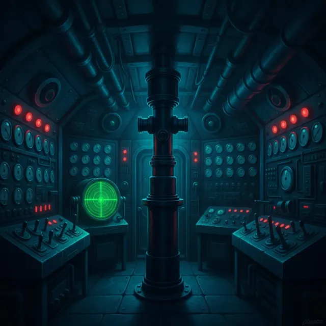 Dive Alarm: The Sinking Submarine — printable escape room kit cover