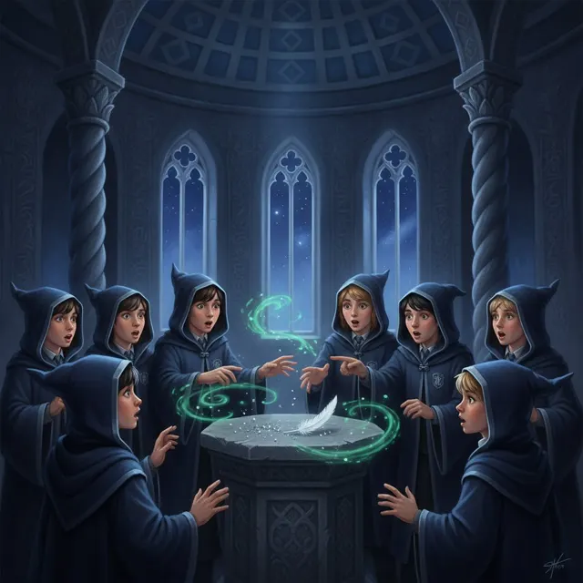 Wizard Academy: The Missing Spellbook — printable escape room kit cover
