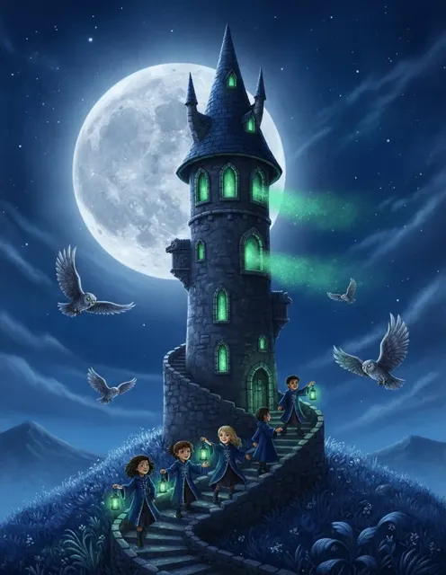 Wizard Academy: The Missing Spellbook — printable escape room kit cover