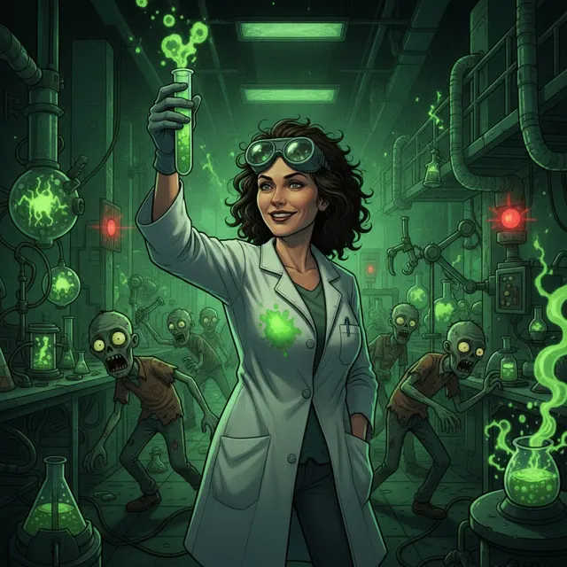 Zombie Lab: Patient Zero — printable escape room kit cover
