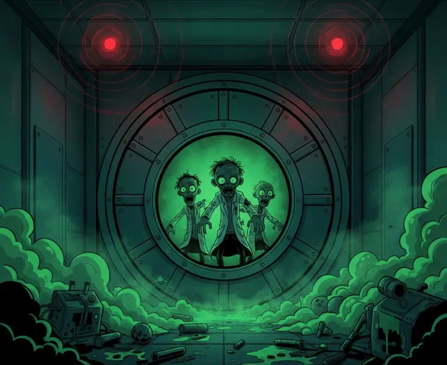 Zombie Lab: Patient Zero — printable escape room kit cover