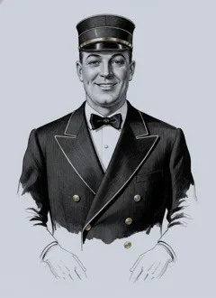 Jimmy "Two-Step" Doyle, the doorman — Murder at the Gilded Canary character