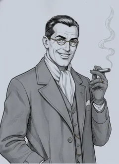 Silas Crowe, the rival club owner — Murder at the Gilded Canary character