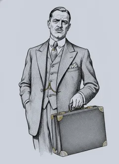 Harold Sterling, the out-of-town buyer — Murder at the Gilded Canary character