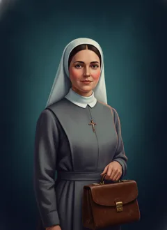 Sister Agnes Holloway, the missionary nurse — Murder on the SS Aurelia character