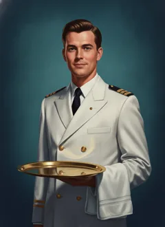 Teddy Brooks, the cabin steward — Murder on the SS Aurelia character
