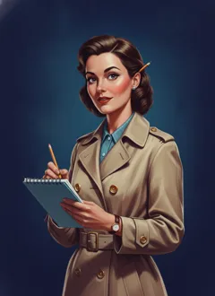 Vivian Cho, the newspaper correspondent — Murder on the SS Aurelia character