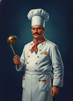 Chef Henri Dubois, the head chef — Murder on the SS Aurelia character