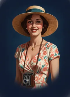 Beatrice Kline, the tourist with the camera — Murder on the SS Aurelia character