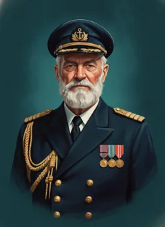 Captain Alistair MacRae, the captain — Murder on the SS Aurelia character