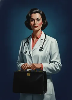 Dr. Imogen Pryce, the ship's surgeon — Murder on the SS Aurelia character