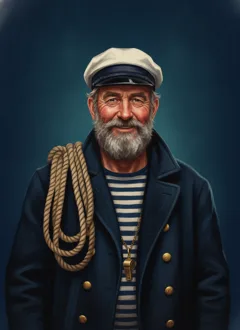 Tom Riley, the bosun — Murder on the SS Aurelia character