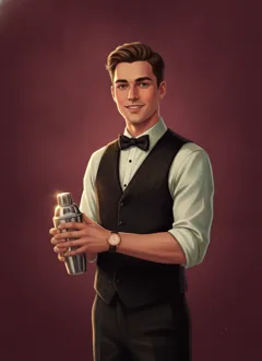 Ben Okafor, the bartender — Murder at the Vineyard Wedding character