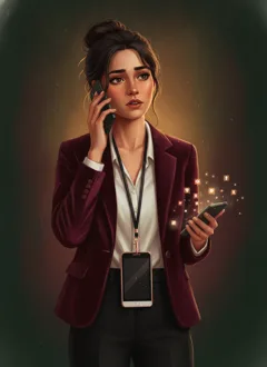 Chloe Ames, the junior planner — Murder at the Vineyard Wedding character