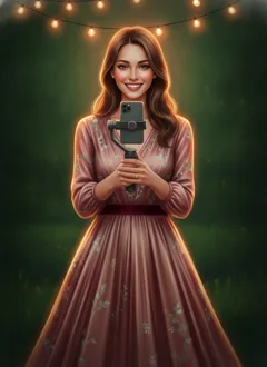 Hannah Lee, the lifestyle blogger — Murder at the Vineyard Wedding character
