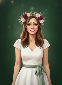 Lila Valmont, the bride — Murder at the Vineyard Wedding character