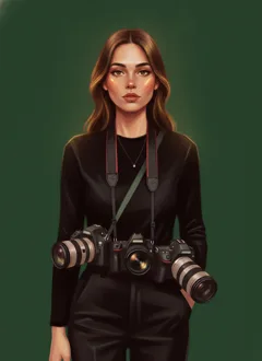 Priya Nair, the photographer — Murder at the Vineyard Wedding character