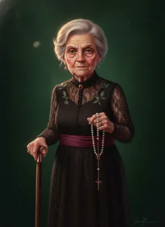 Nonna Rosa Valmont, Victor's mother — Murder at the Vineyard Wedding character